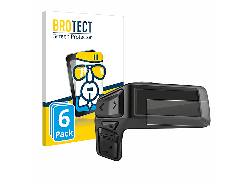 BROTECT 6x Airglass klare Schutzfolie(für Bosch Purion 200) | Navi-Taschen & -Schutzfolien