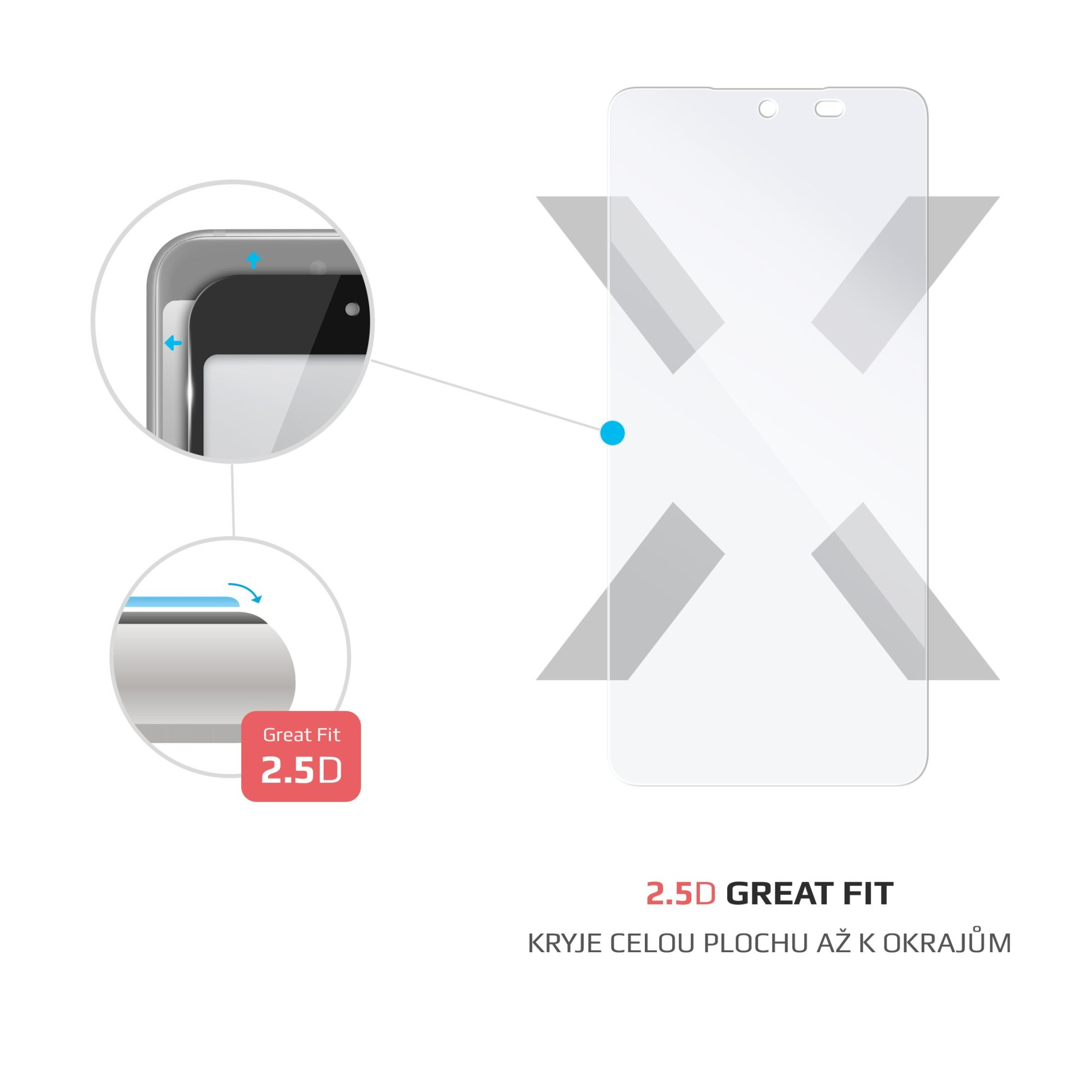 Plus) FIXED Displayschutz(für 14 iPhone FIXG-929 Apple