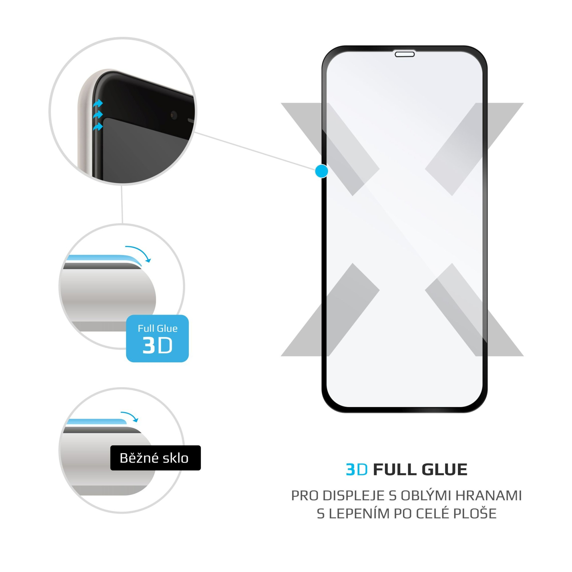 Max/11 Displayschutz(für Max) Pro iPhone FIXED Apple FIXG3D-335-BK XS