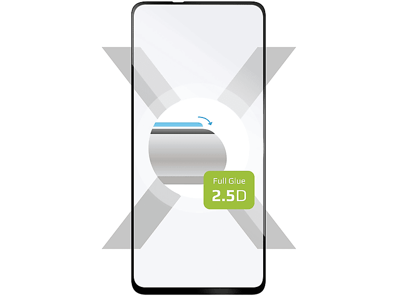 FIXED FIXGFA-517-BK Displayschutz(für Redmi Note 9 Redmi Note 9)