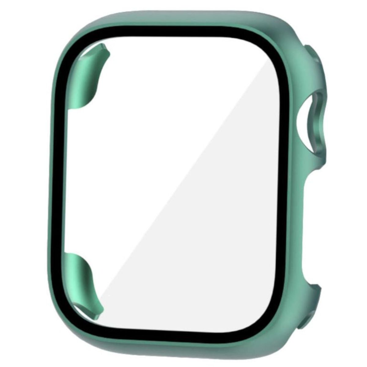 WIGENTO 2 5 Glas 9 Smartwatchhülle(für Apple 4 SE 40mm) Hart 2022 / Schock in 8 1 + und Watch Hülle Design Series 2023 41mm 6 H9 7