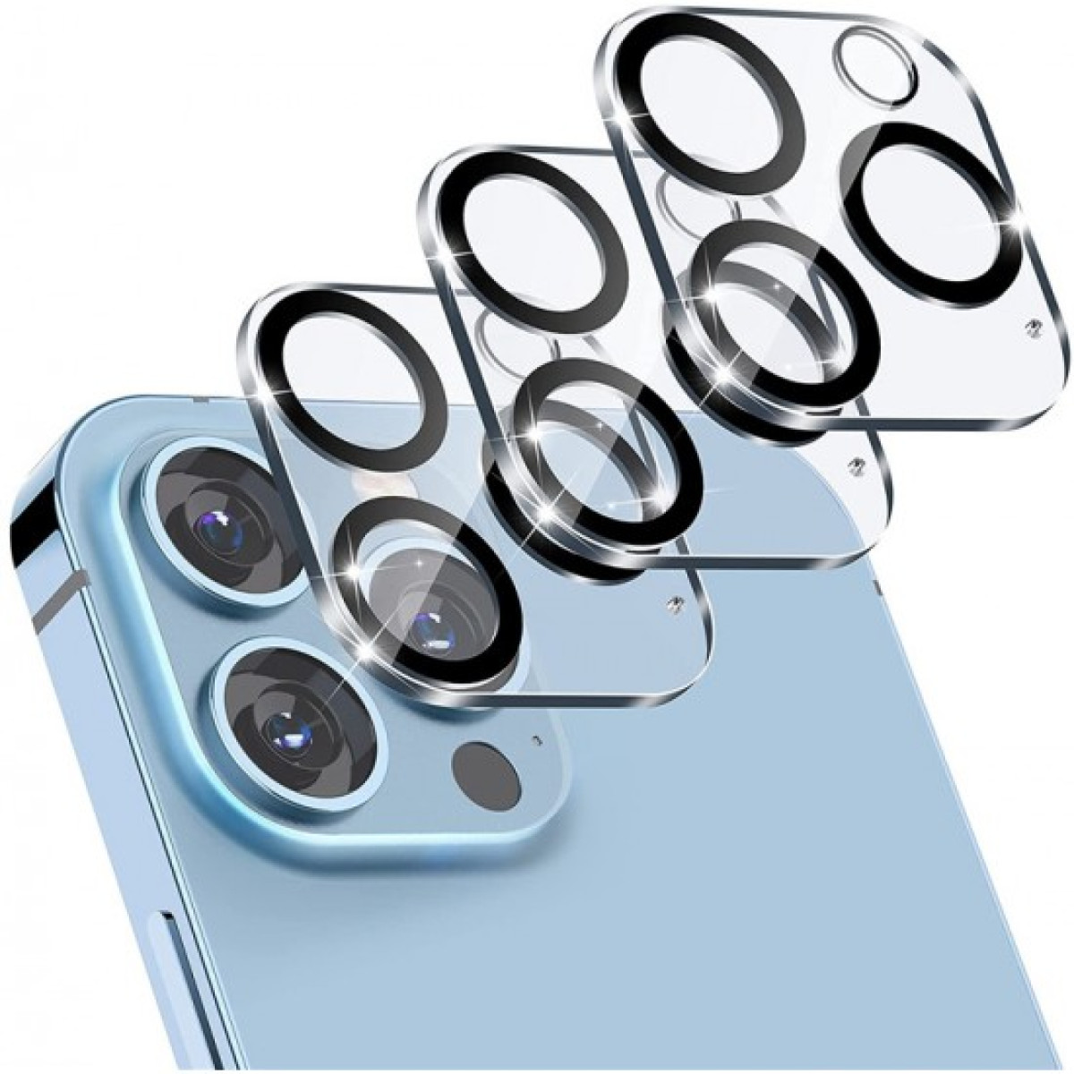 3er-Pack iPhone gehärtetem INF Glas Apple Pro) 15 Objektivschutz(für Kameraschutz aus
