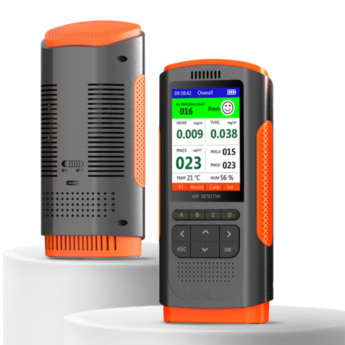LCD-Display, Luftqualitätstester Luftfeuchtigkeitsmessung ENBAOXIN - Luftqualitätstester und CO2/Temperatur-