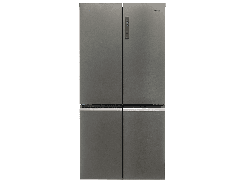 HAIER HTF-540DP7 Kühl-/Gefrierkombination (F, 190 cm hoch, silber) | Side-by-Side Kühlschränke