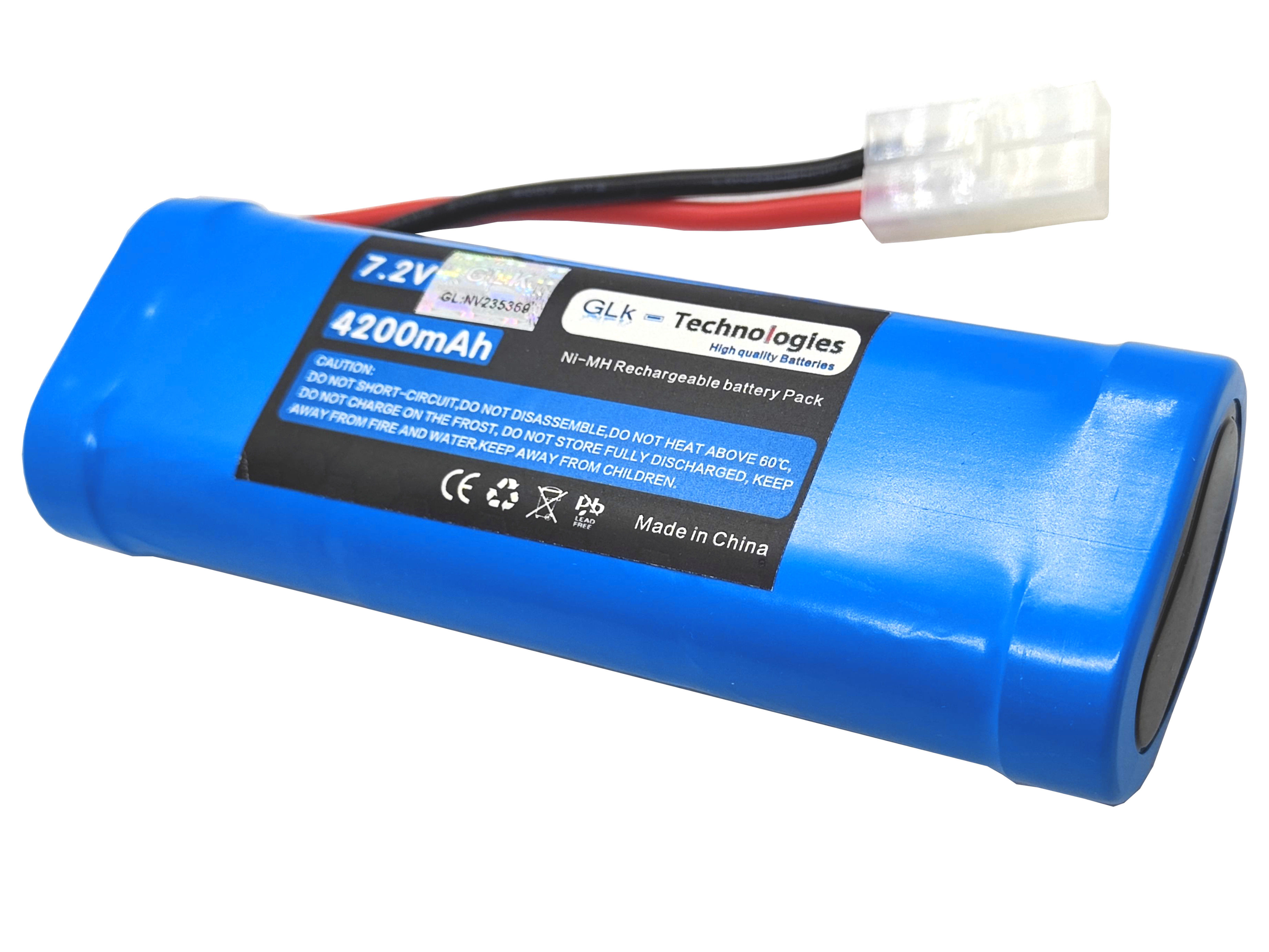 GLK-Technologies RC Akku 7.2V 5000mAh NiMH - 2er Set Für Modellbau