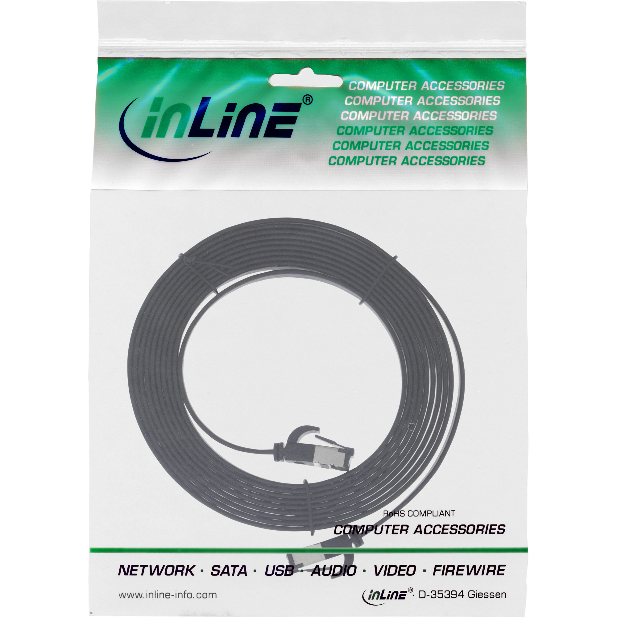 INLINE 75802S Ethernet adapter 2 m Black