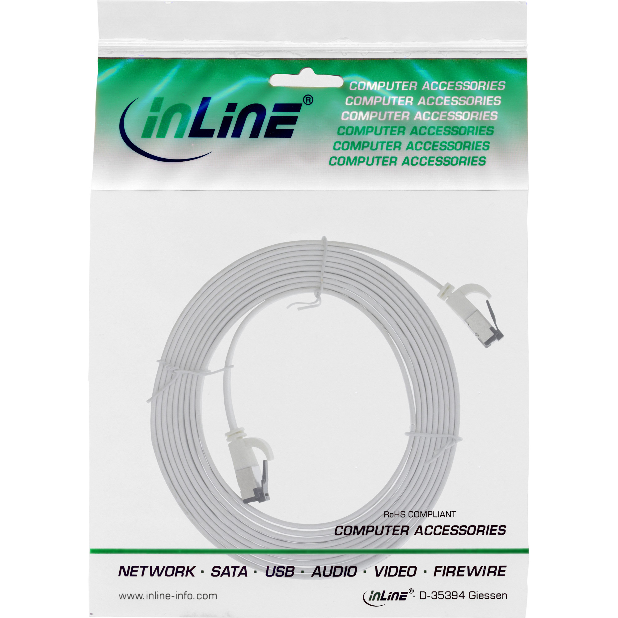 INLINE 75855W Ethernet adapter 0.5 m White