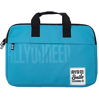 Maletín para portátil - Smile TURQUOISE 15.6"-16", 15,6 ", Tarpaulin, Azul