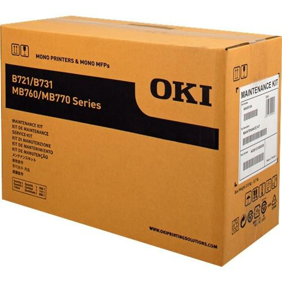 OKI 45435104 B721, B731, MB760, MB770 / ES7131, ES7170 Fırın Bakım Kiti Lazer baskı Siyah
