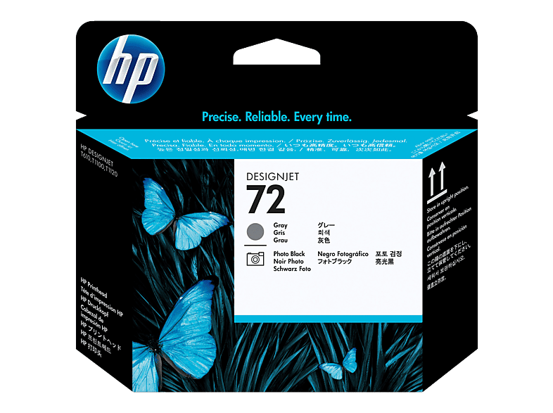 HP C9380A Photo Mürekkep baskı Baskı Kafası Gri-Siyah