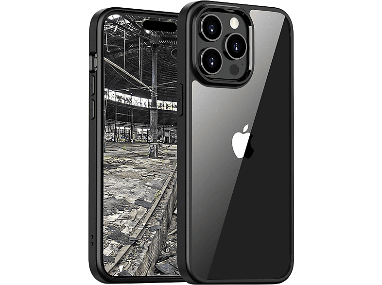 JT BERLIN Pankow Hybrid, Backcover, Apple, iPhone 15 Pro Max, transparent