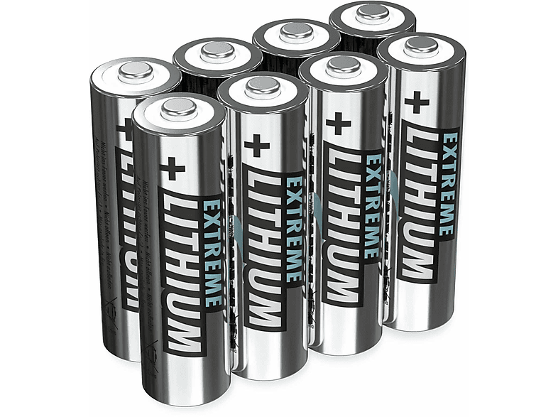 ANSMANN ANSMANN 1512-0012 Lithium Batterie Mignon 8er-Pack Strom / AA, Batterien Energie Batterien