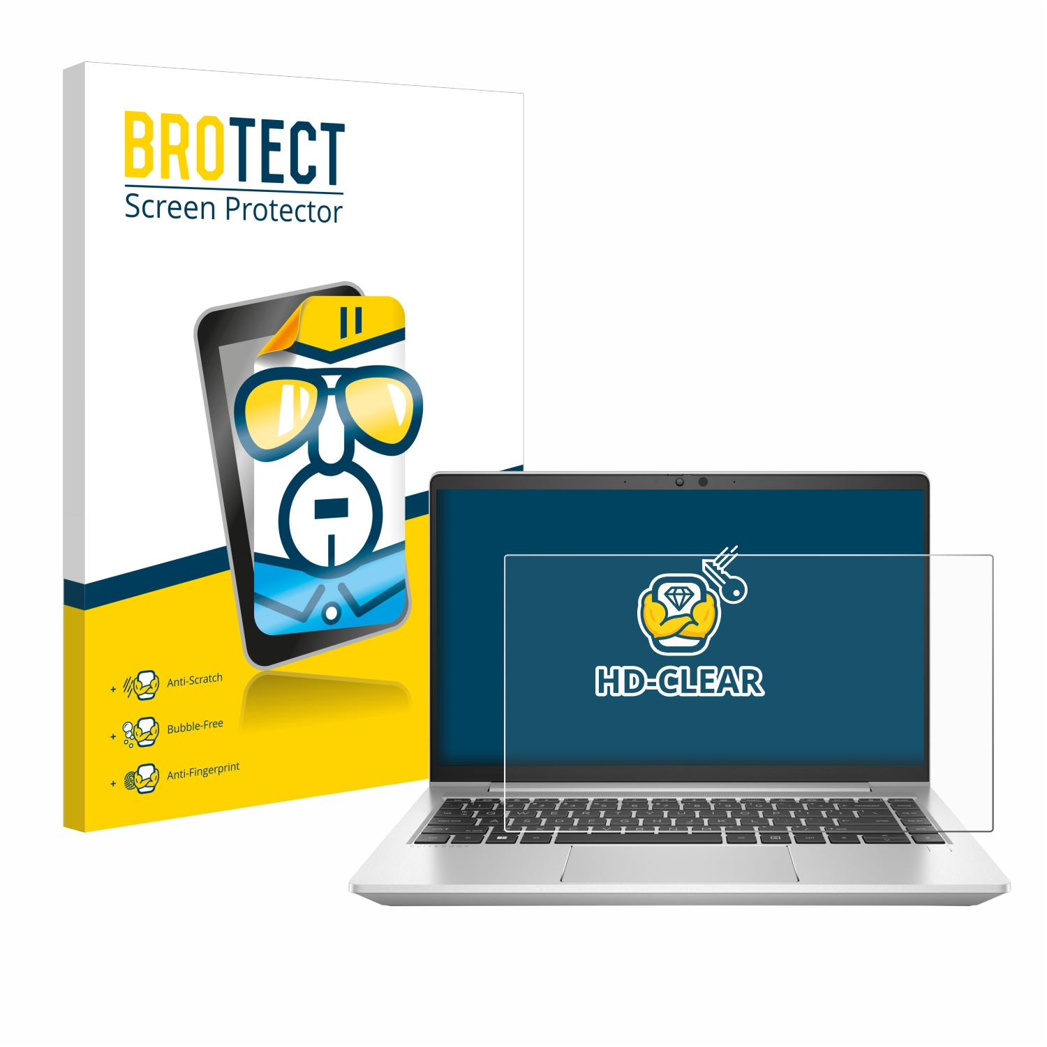 BROTECT klare Schutzfolie(für HP EliteBook 645 G10)