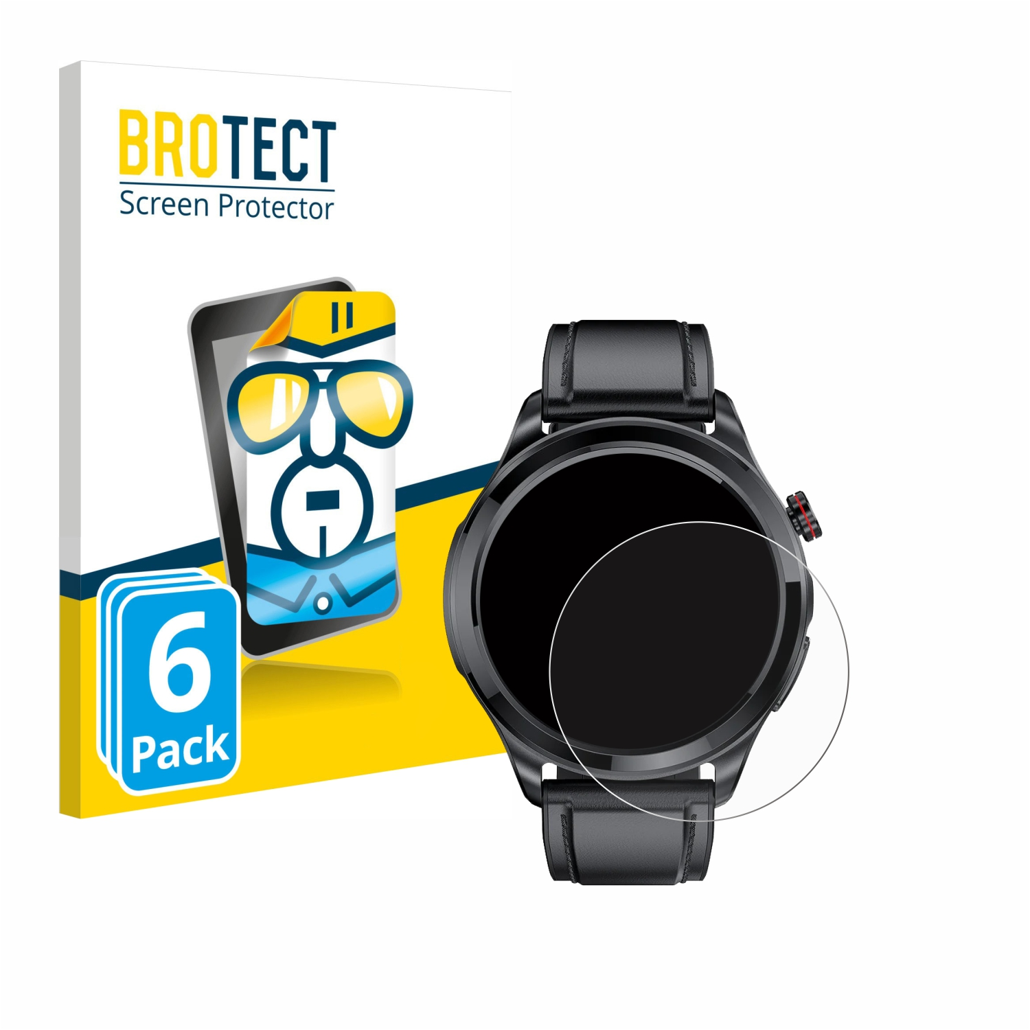 BROTECT 6x klare Schutzfolie(für Kardena Care 3) Pro