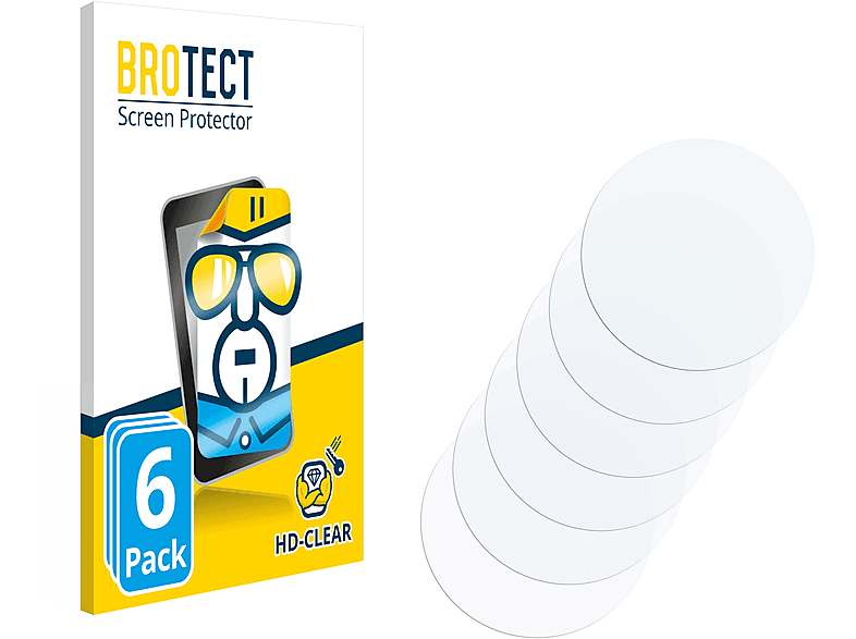 BROTECT 6x klare Schutzfolie(für Casio Edifice EFR-563TR-2A)