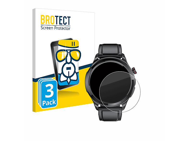 Pro BROTECT klare Schutzfolie(für Care Kardena Airglass 3) 3x