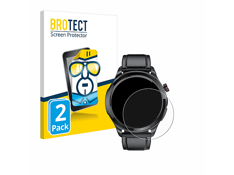 BROTECT 2x Displayschutzfolie Für Kardena Care Pro 4 Light | 3D Curved, Anti-Fingerprint, Selbstheilend