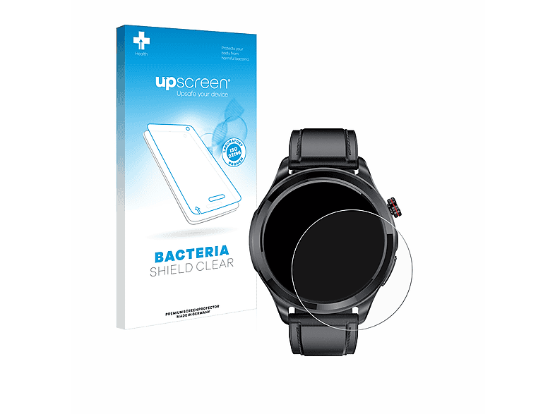 UPSCREEN antibakteriell klare Schutzfolie(für Kardena Care Pro 3) | Smartwatch Schutzfolien & Gläser