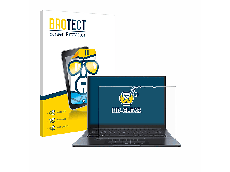 BROTECT ZenBook Pro 16X ASUS klare OLED) Schutzfolie(für