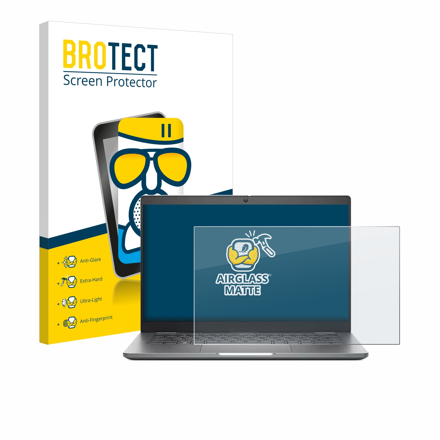 BROTECT Airglass matte Laptop) Schutzfolie(für 5340 Dell Latitude