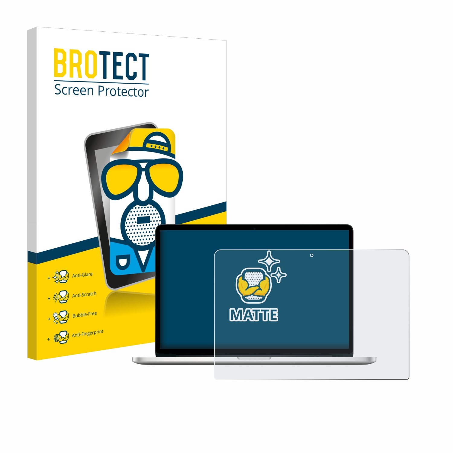 BROTECT matte 2014) Schutzfolie(für Pro Retina Apple MacBook 13