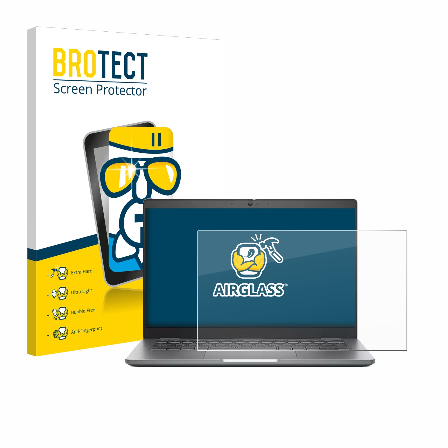 BROTECT Airglass klare Schutzfolie(für Dell Latitude 5340 Laptop)