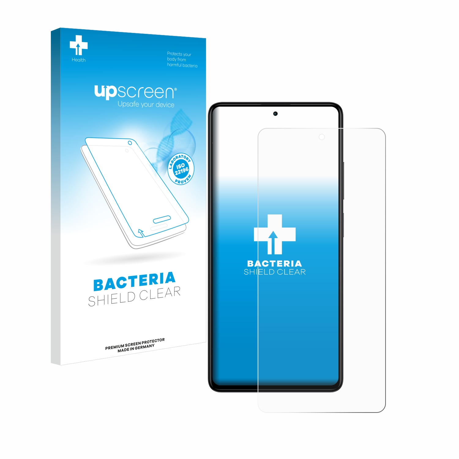 UPSCREEN antibakteriell klare Schutzfolie(für Xiaomi Note Redmi Pro+) 12