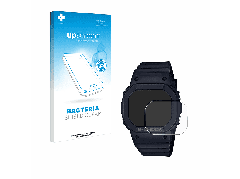 UPSCREEN antibakteriell klare Schutzfolie(für Casio G-Shock GMD-S5600)