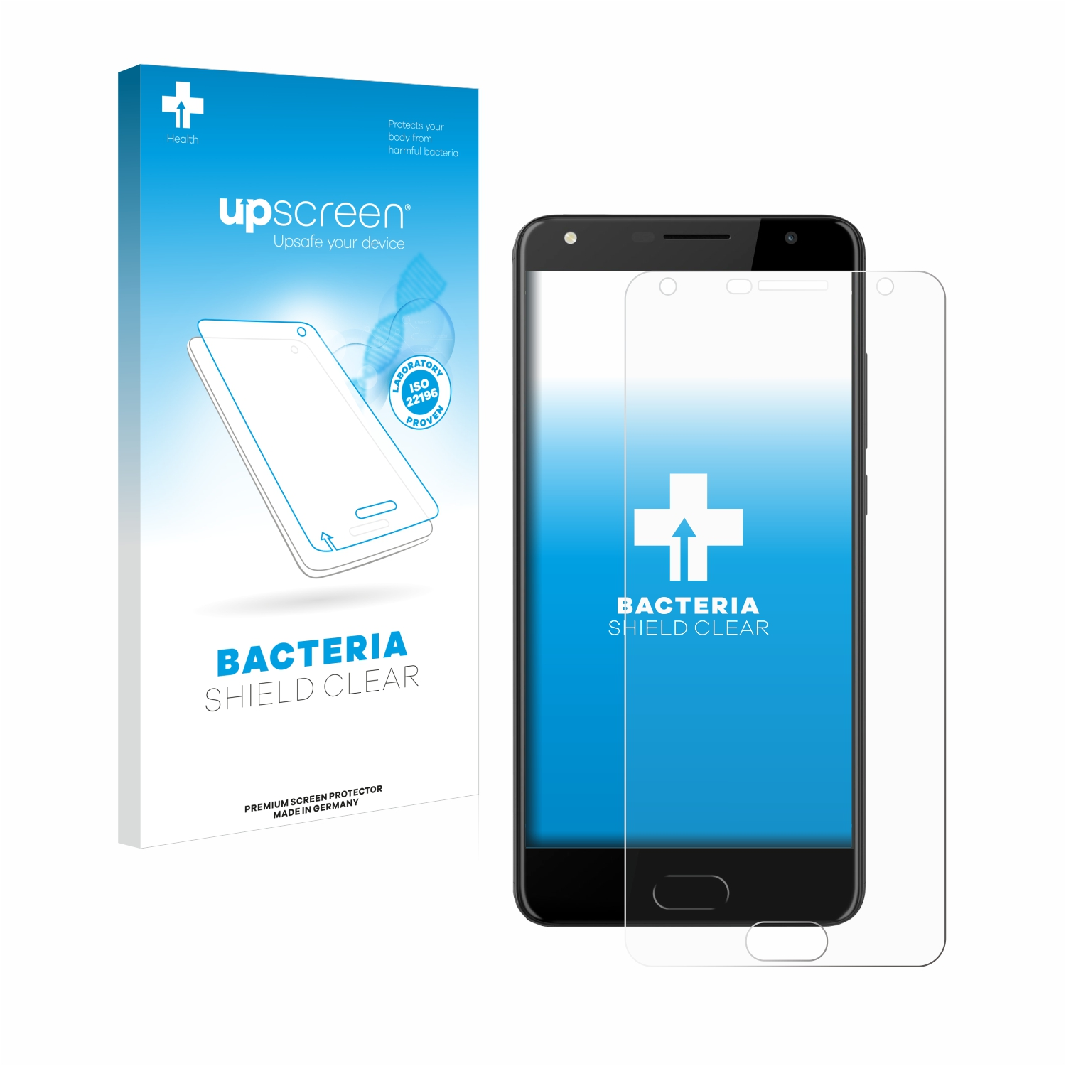 Schutzfolie(für 3) antibakteriell Sistem Phone klare UPSCREEN Energy Pro