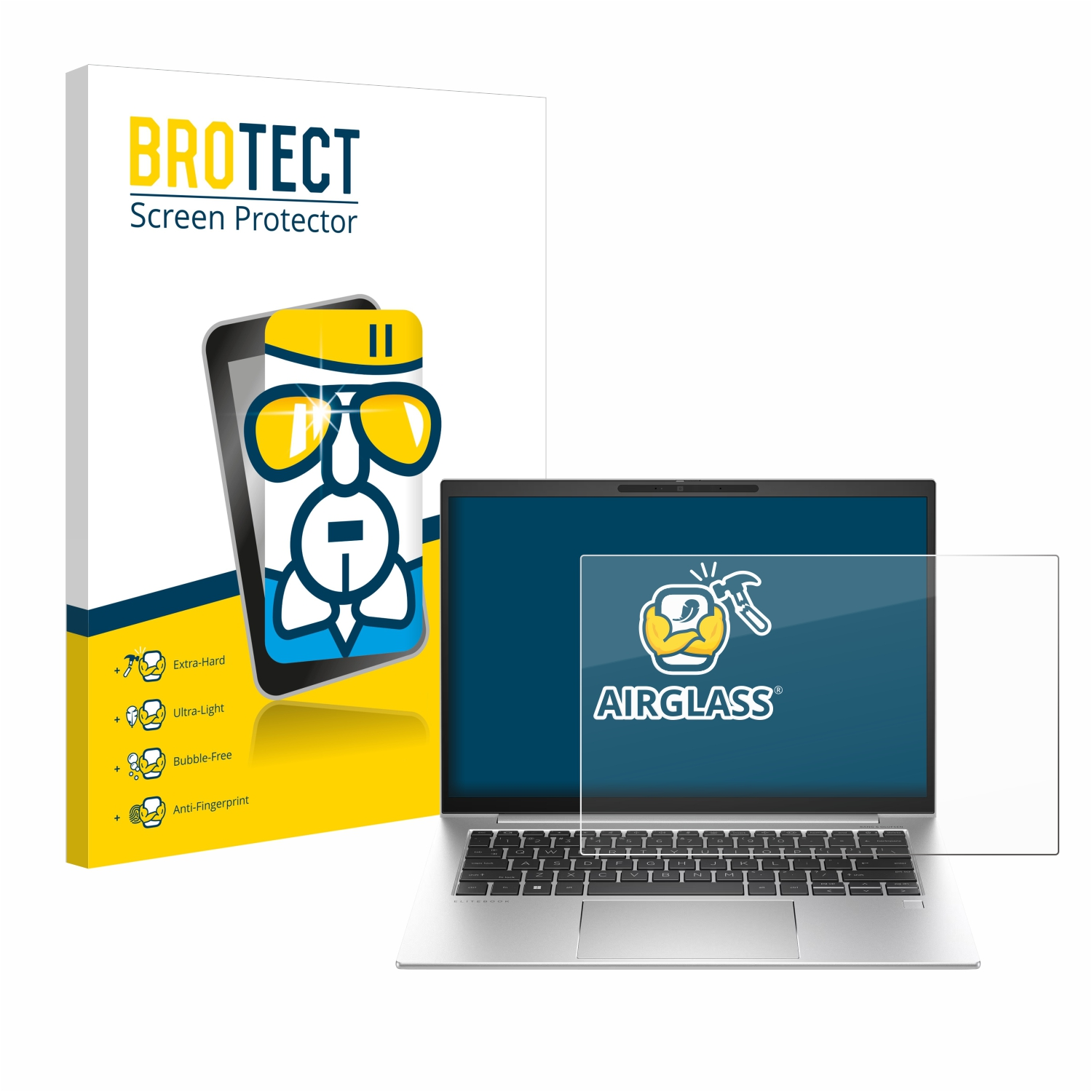 EliteBook HP klare BROTECT 840 G10) Airglass Schutzfolie(für