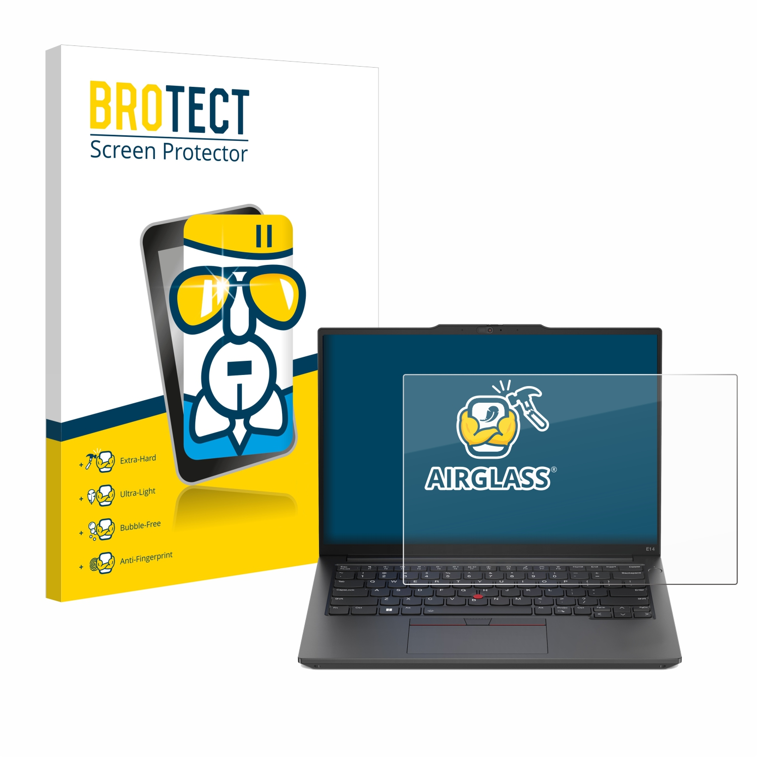 BROTECT Airglass klare Schutzfolie(für Lenovo Gen 5) ThinkPad E14