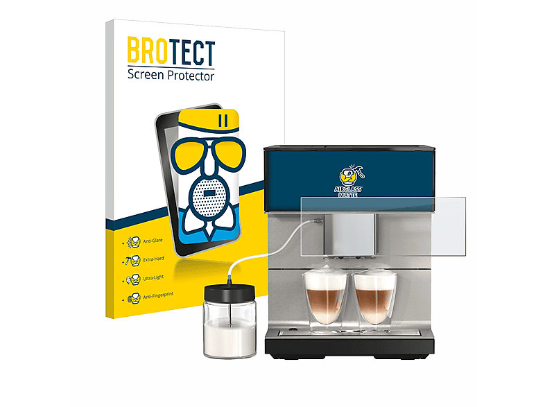 BROTECT Airglass matte Schutzfolie(für Miele CM 7550 CoffeePassion)