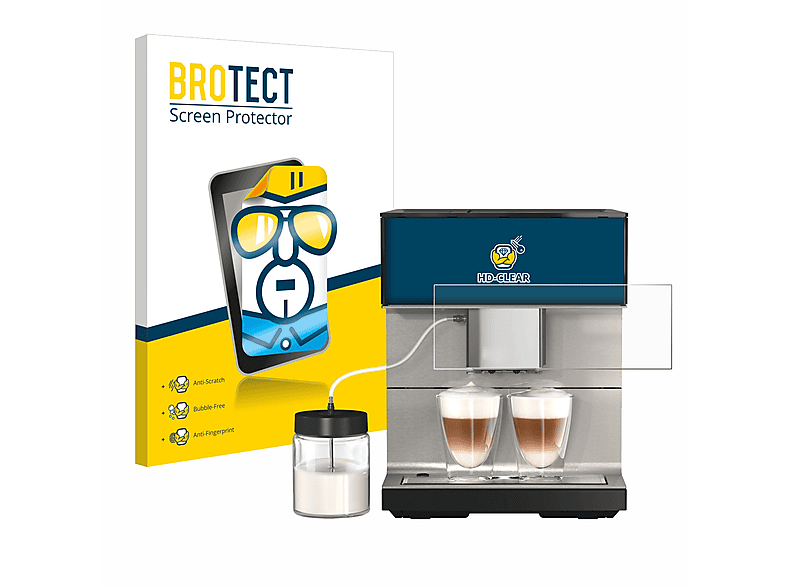 BROTECT klare Schutzfolie(für Miele CM 7550 CoffeePassion)