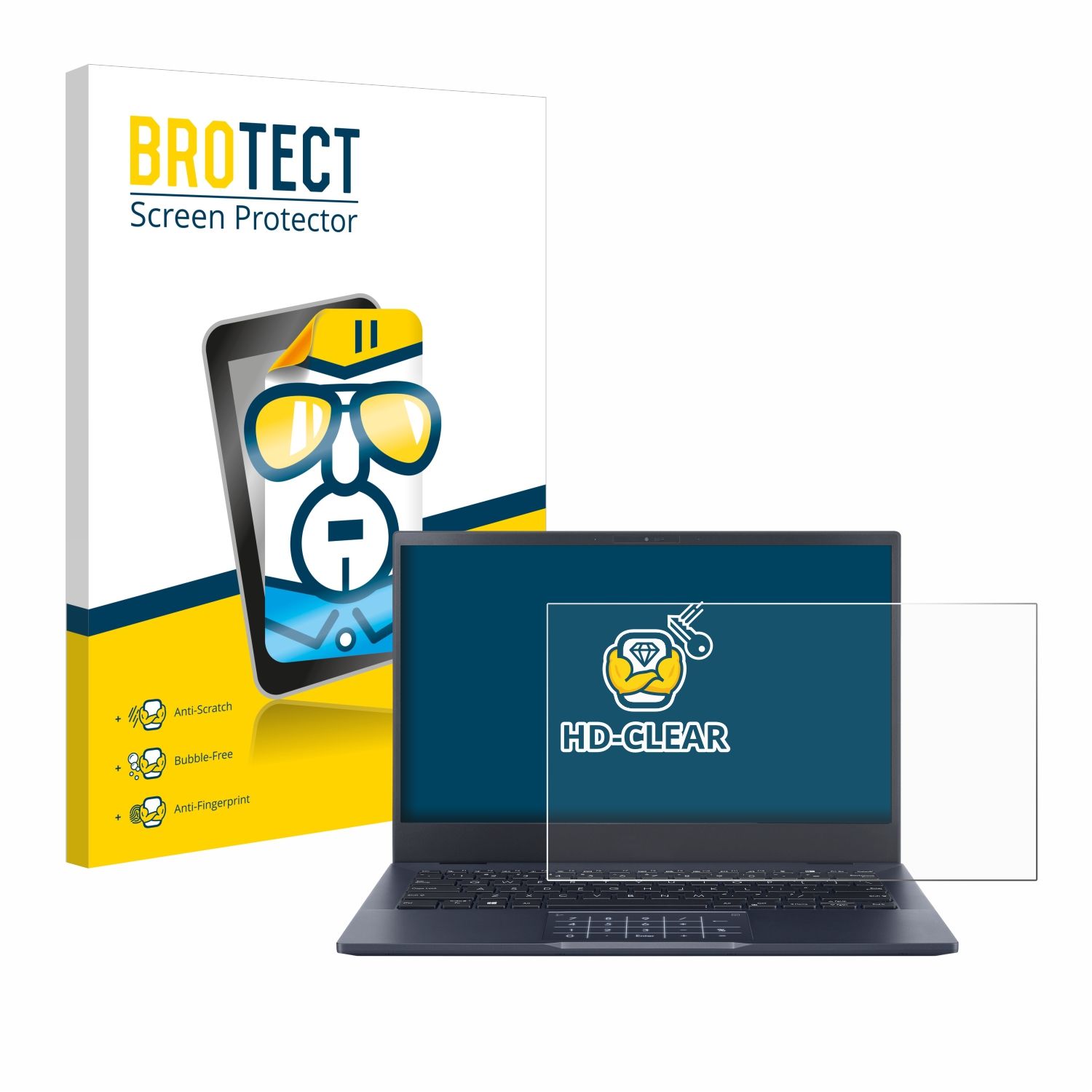 BROTECT klare Schutzfolie(für ASUS ExpertBook B5302C) B5 OLED