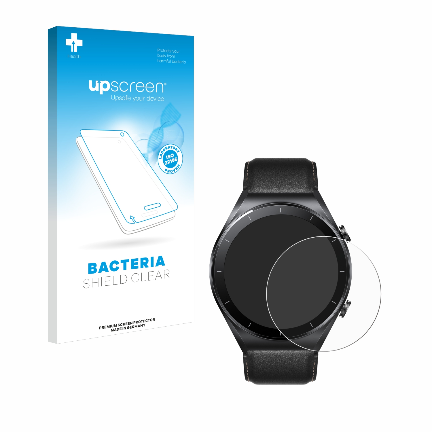 antibakteriell Schutzfolie(für Xiaomi Watch S1) UPSCREEN klare
