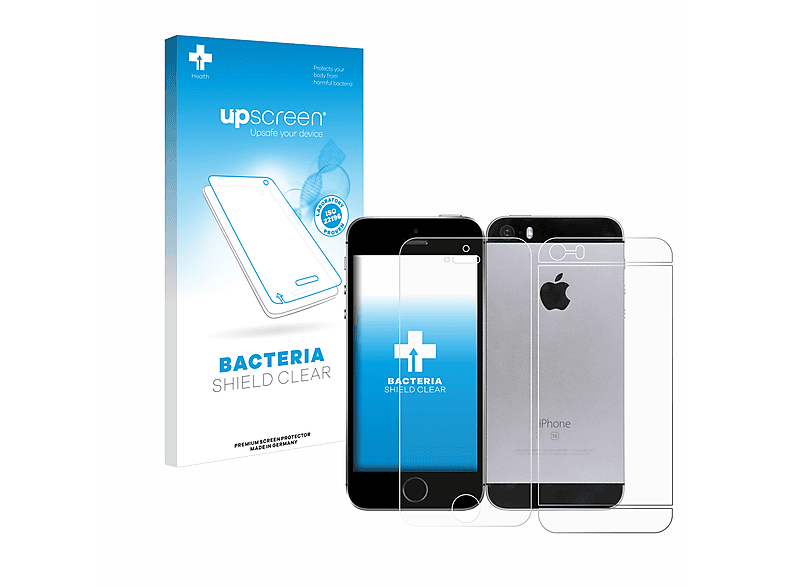 UPSCREEN antibakteriell klare Schutzfolie(für Apple iPhone SE 2016)