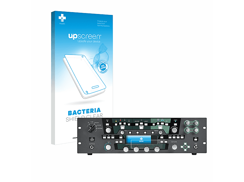 UPSCREEN antibakteriell klare Schutzfolie(für Kemper Profiler Rack)