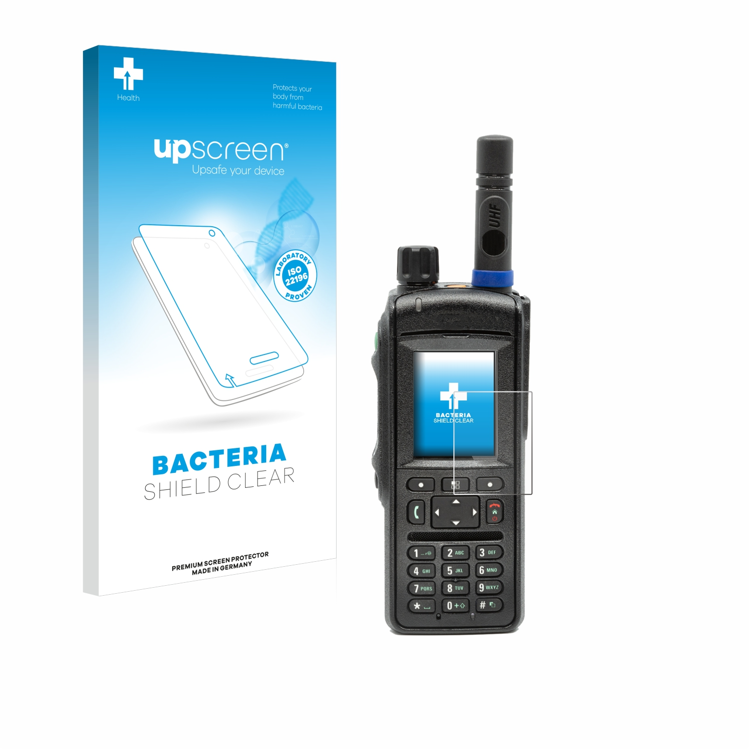 MTP-6550) antibakteriell Schutzfolie(für Motorola UPSCREEN klare