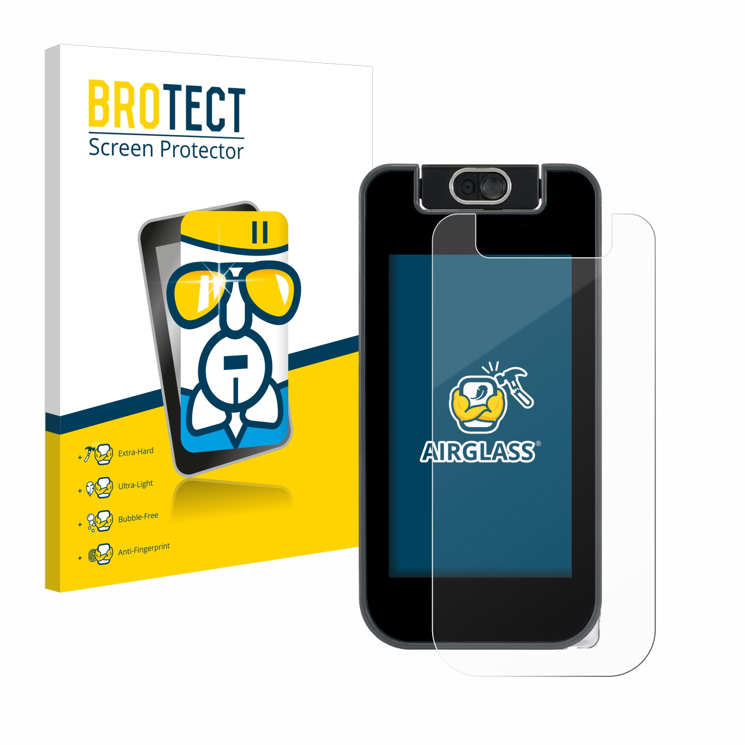 KidiBuzz BROTECT Airglass klare Schutzfolie(für 3) Vtech