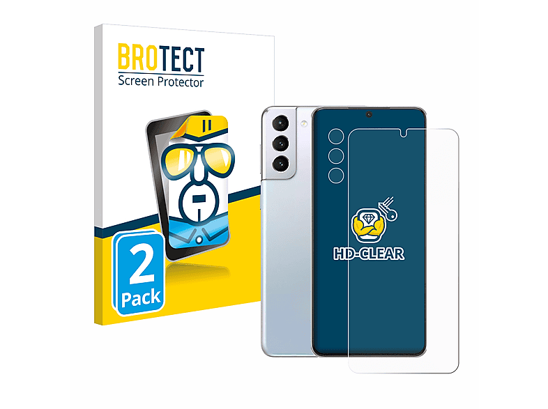 Plus Samsung Schutzfolie(für 2x BROTECT S21 Galaxy 5G) klare