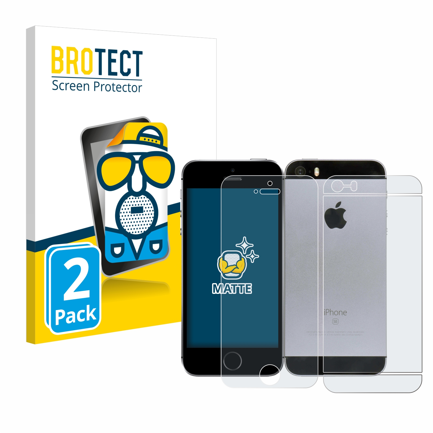 Schutzfolie(für BROTECT Apple 2016) iPhone 2x SE matte