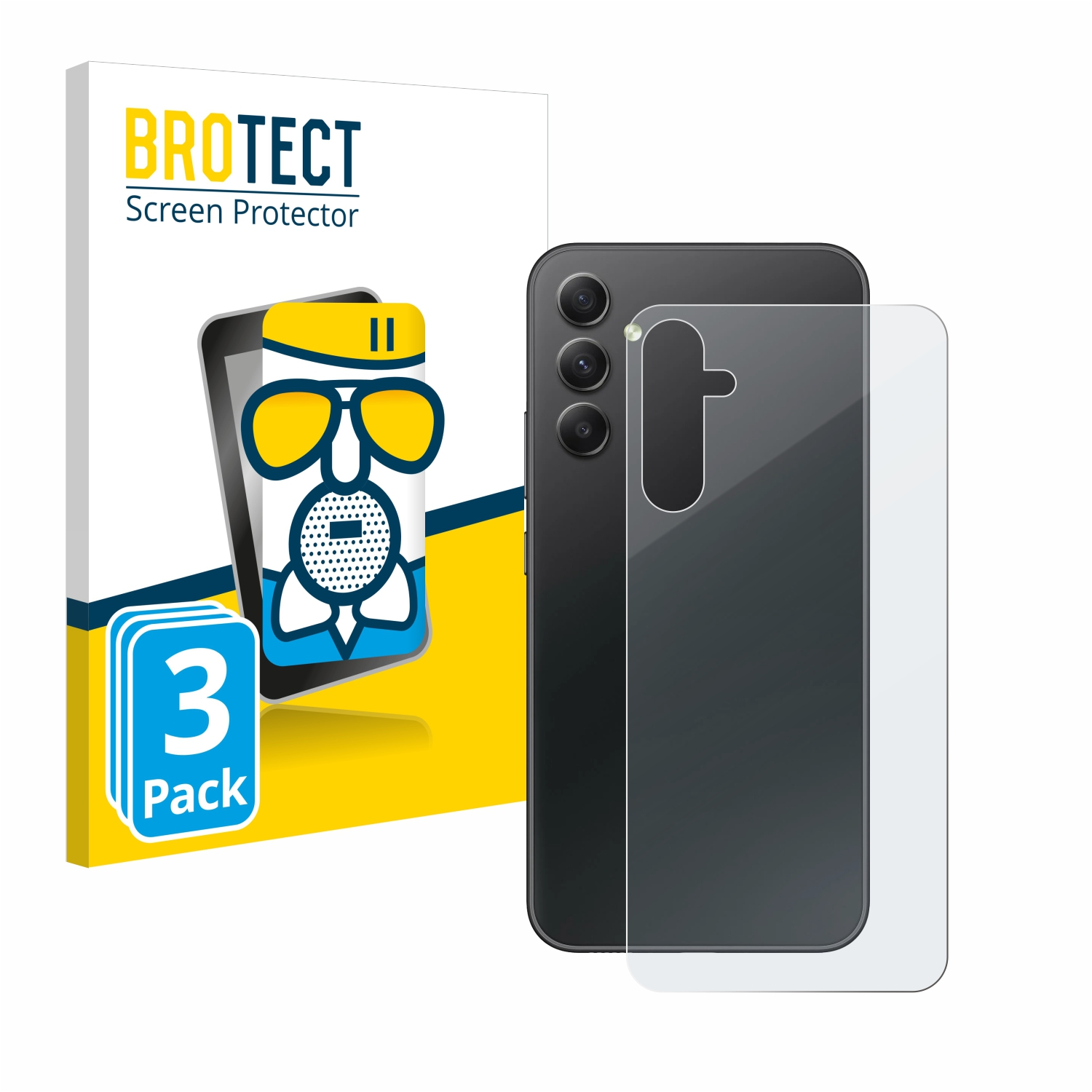 BROTECT 3x Airglass matte Schutzfolie(für Galaxy A34 Samsung 5G)