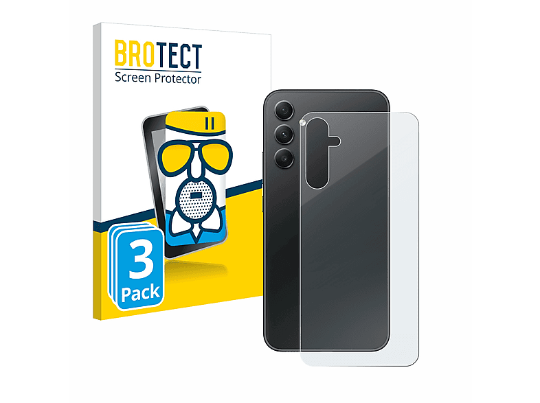 BROTECT 3x Airglass matte Schutzfolie(für Samsung Galaxy A34 5G)