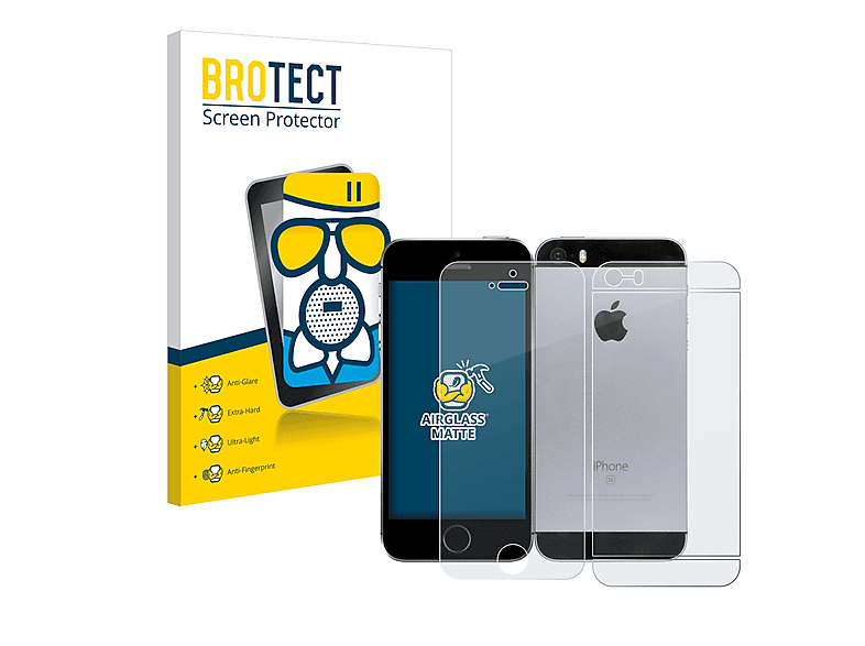 2016) SE iPhone Airglass matte Apple Schutzfolie(für BROTECT