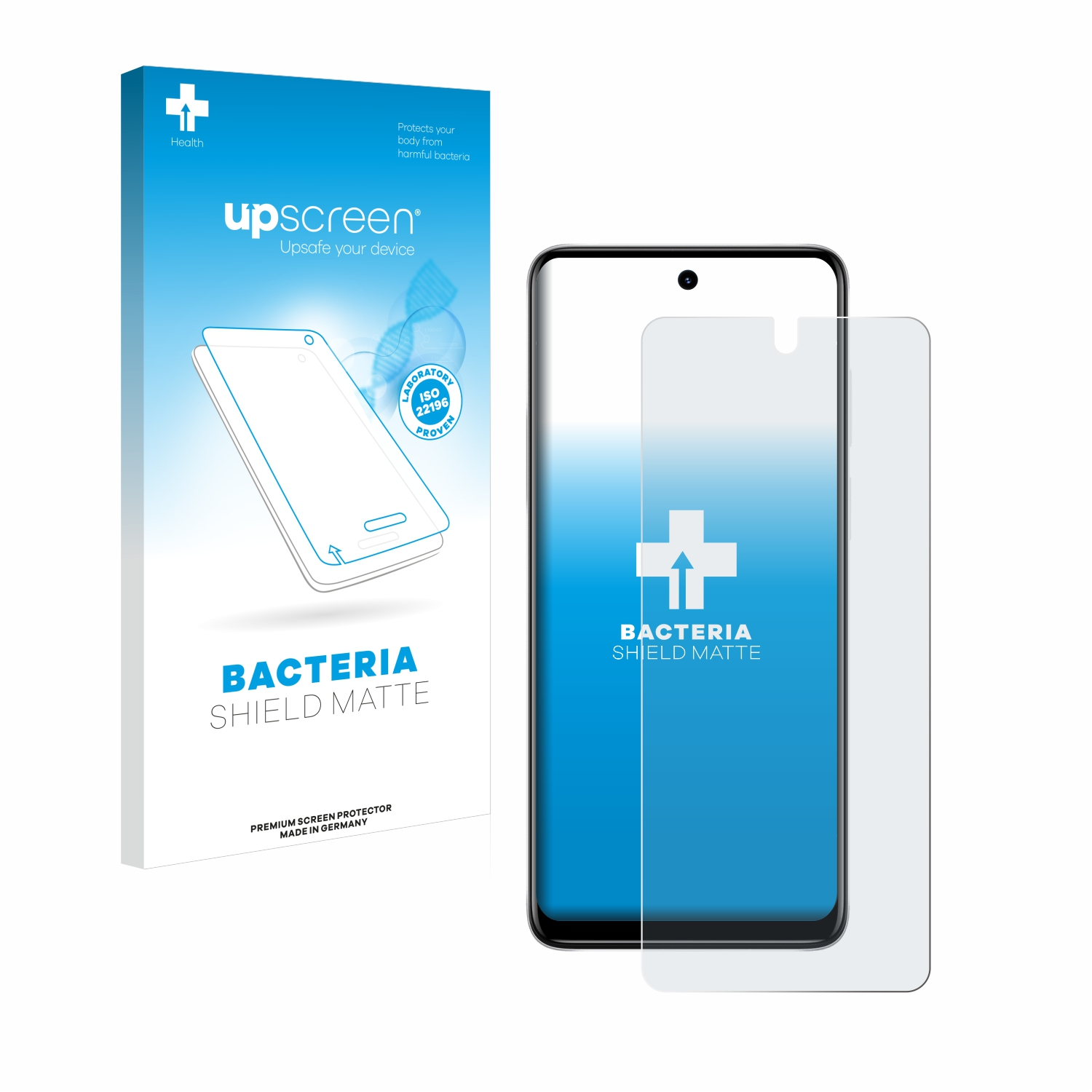 UPSCREEN antibakteriell entspiegelt matte E32) Motorola Moto Schutzfolie(für