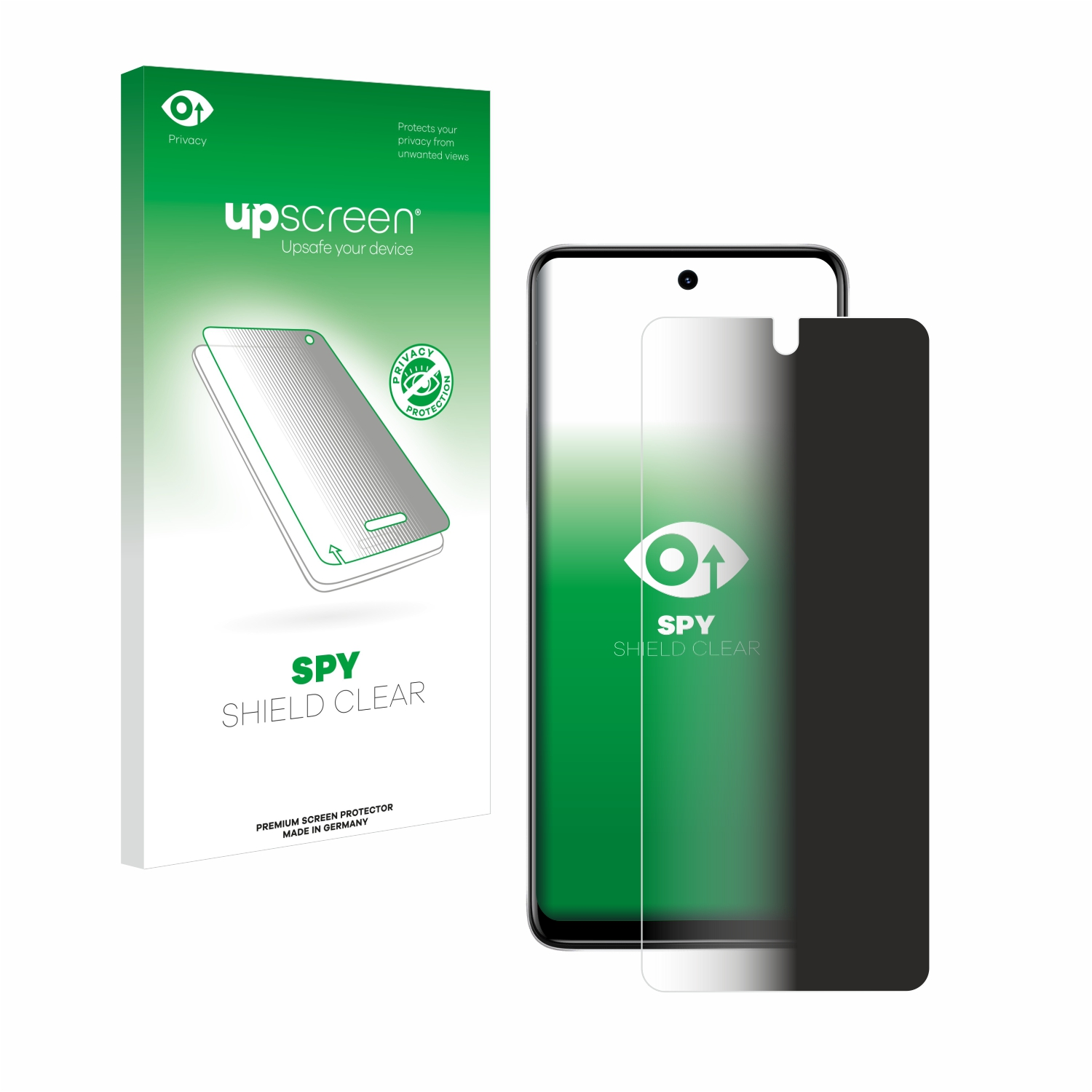 UPSCREEN Anti-Spy Schutzfolie(für Motorola E32) Moto