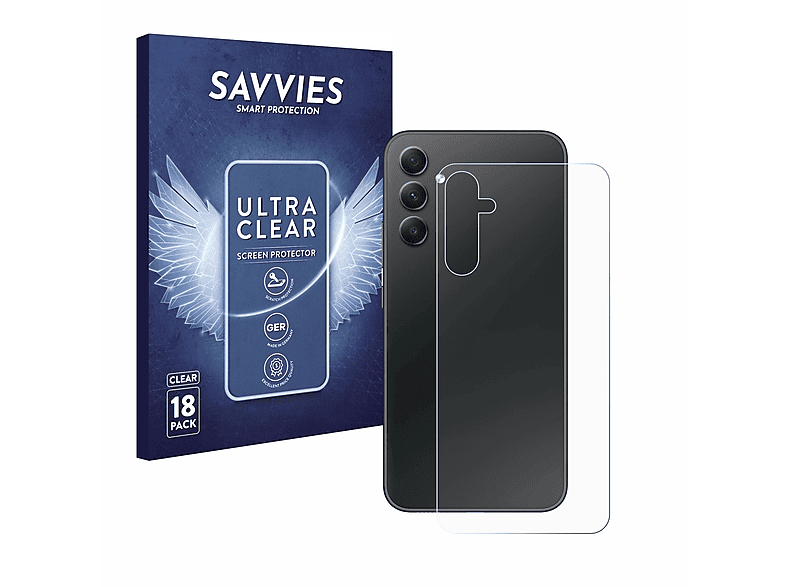 SAVVIES 18x Schutzfolie(für A34 5G) Galaxy klare Samsung