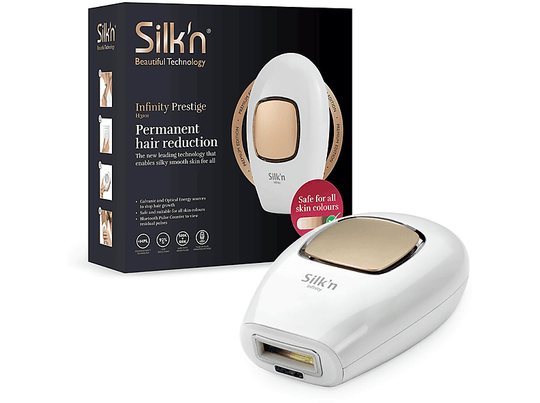 SILK'N Infinity Prestige Haarentfernungsgerät Haarentfernung Weiß,gold