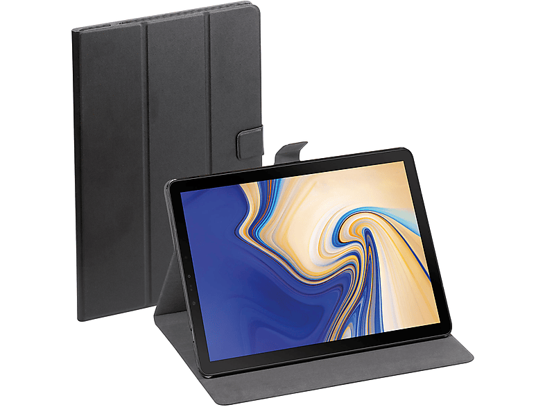 VIVANCO 39962 Tablet Hülle Sleeve für Samsung Galaxy Synthetikleder, Schwarz
