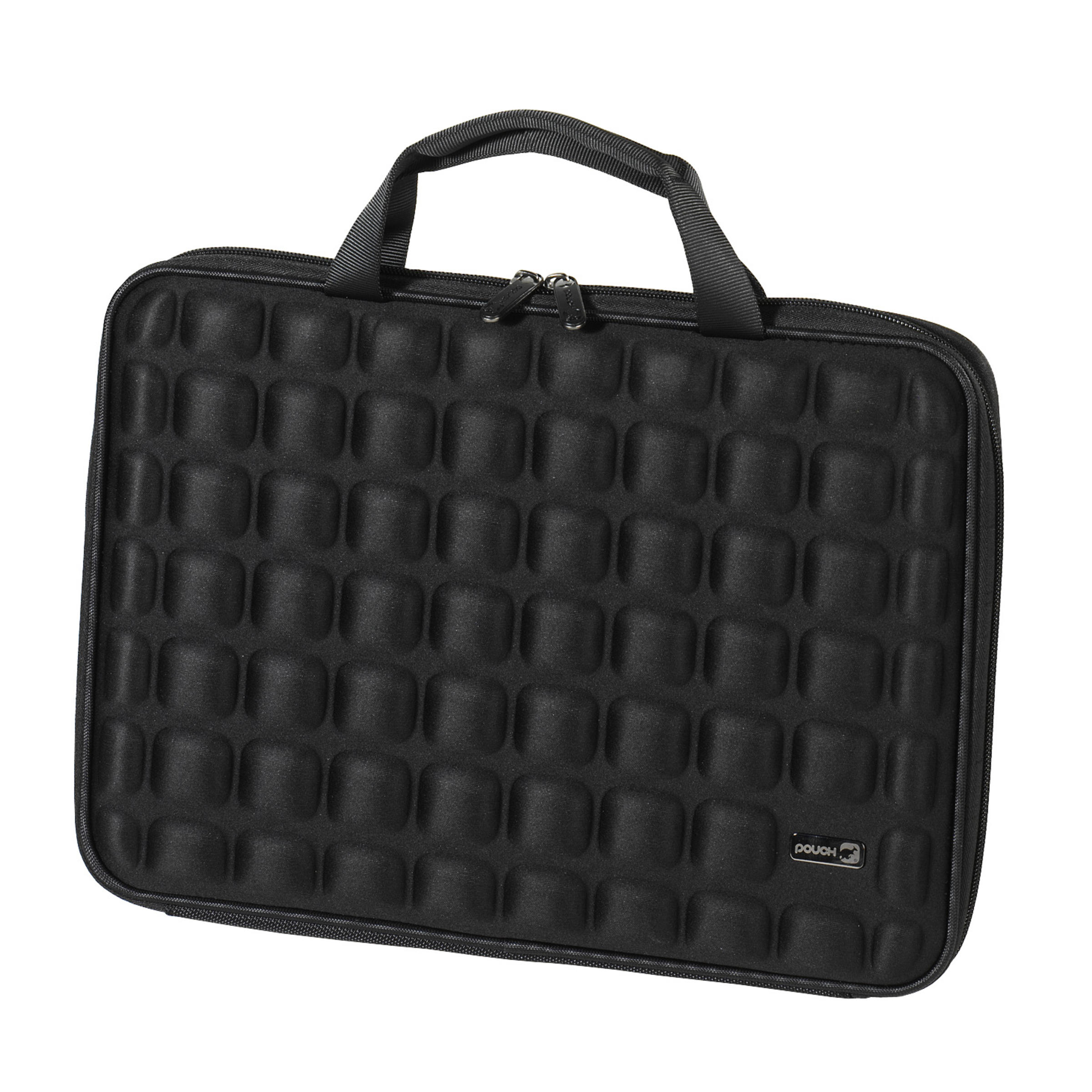 VIVANCO 32352 Notebooktasche Sleeve für Schaumstoff, Schwarz Universal EVA